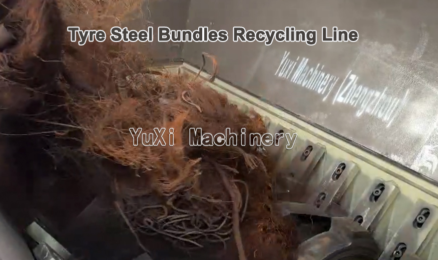 Tyre Steel Bundles Recycling Line